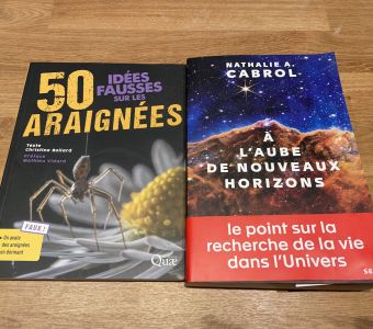 ARAIGNEES ET ASTROBIOLOGIE NOS CONSEILS LECTURE DU MOMENT