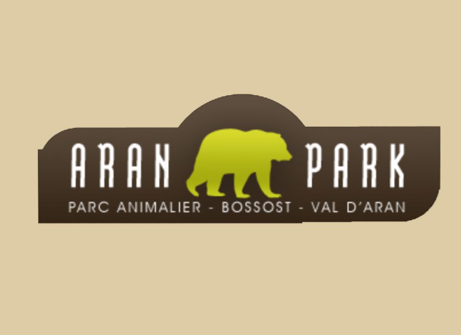Logo ours du parc animalier Aran Park à Bossost dans le Val d'Aran