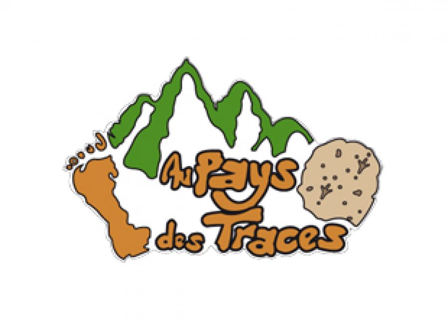 Logo du parc à thème Au Pays des Traces à Saint-Lizier dans l'Ariège