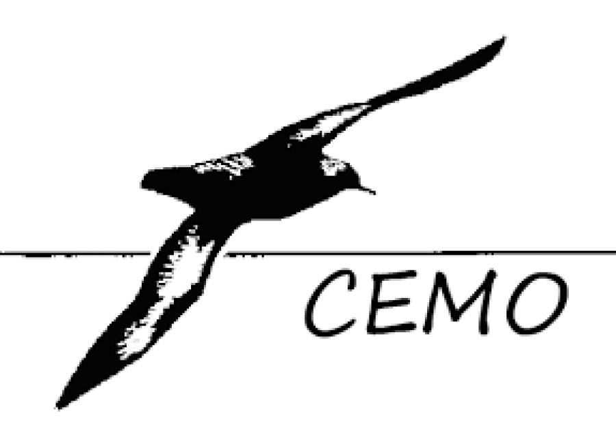 Logo du CEMO sur l'île d'Ouessant dans le Finistère, site nature pour l'observation d'oiseaux