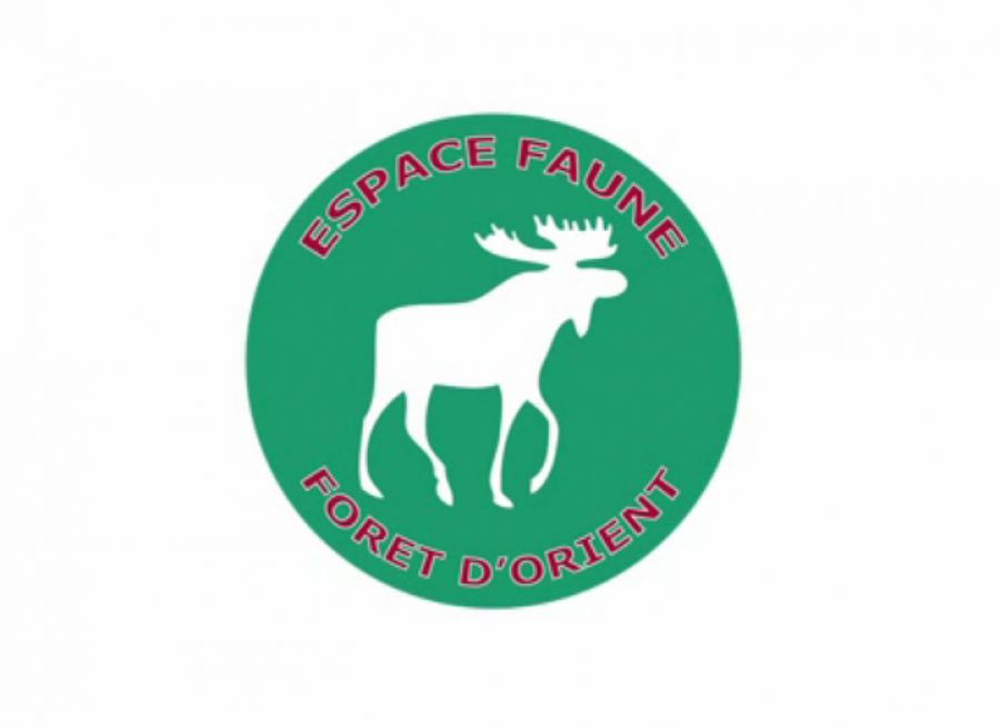 Logo avec orignal du parc animalier Espace Faune de la Forêt d'Orient à Piney dans l'Aube