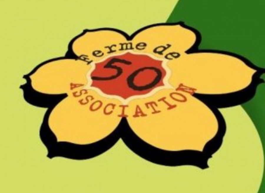 Logo fleur de la Ferme Pédagogique de Cinquante à Ramonville-Saint-Agne en Haute-Garonne