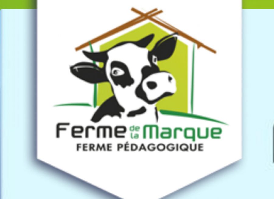 Logo vache de la Ferme Pédagogique de la Marque à Champ-sur-Barse dans l'Aube