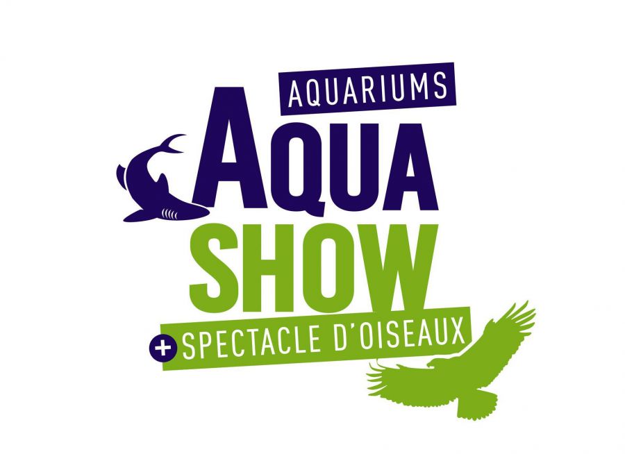 Logo de l'Aquashow, aquariums et spectacles d'oiseau à Audierne dans le Finistère