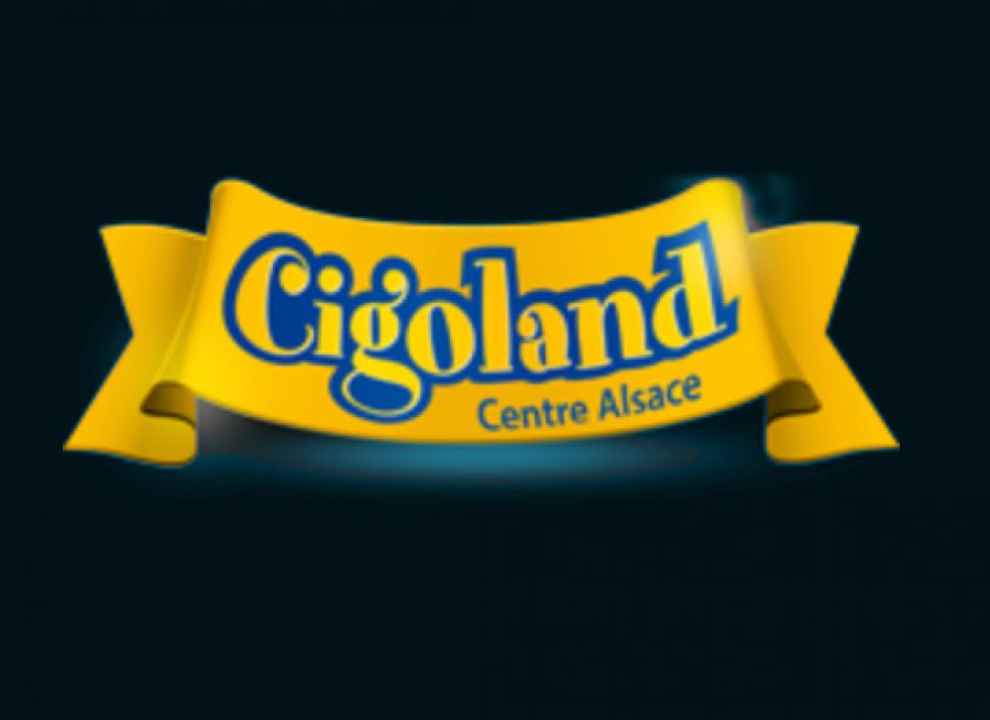 Logo de Cigoland parc d'attractions et parc animalier à Kintzheim en Alsace