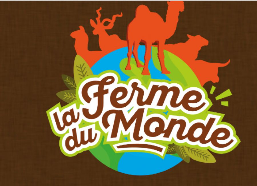 Logo de la Ferme du Monde, parc animalier à Carentoir dans le Morbihan