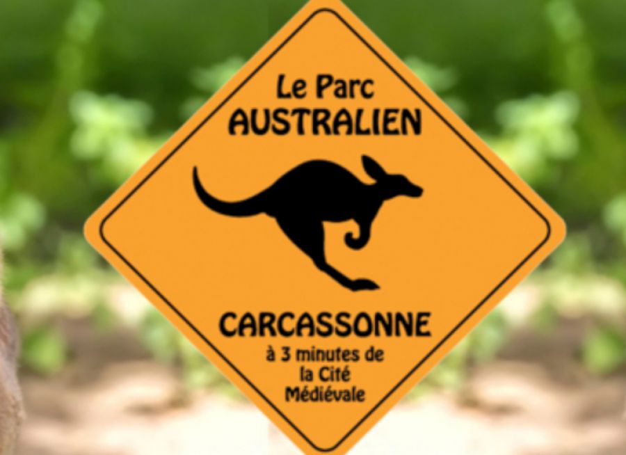 Logo du Parc Australien, parc de loisirs et parc animalier sur le thème de l'Australie à Carcassonne dans l'Aude