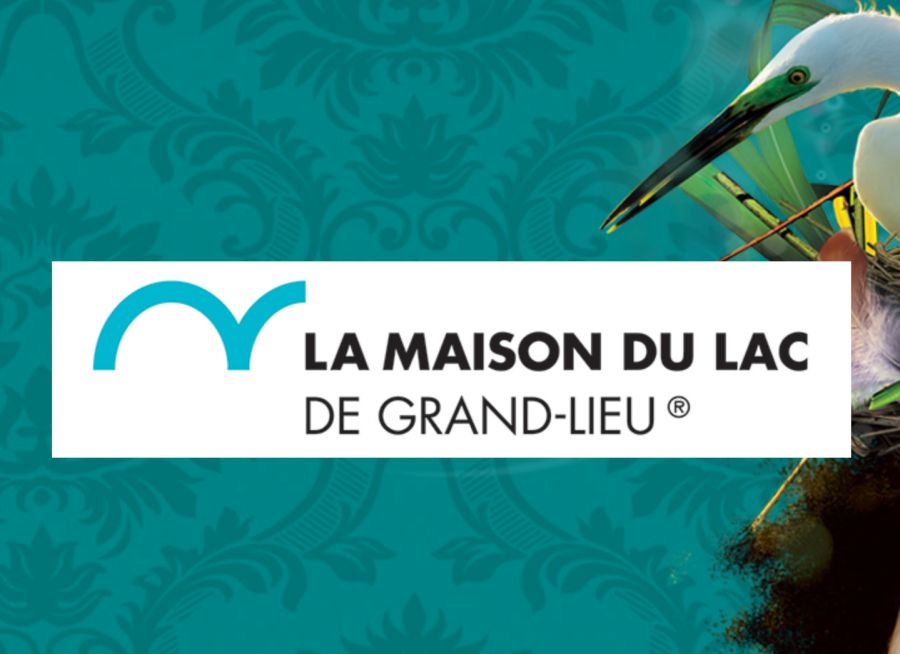 Logo de la Maison du Lac de Grand Lieu, réserve ornithologique à Bouaye dans la Loire Atlantique