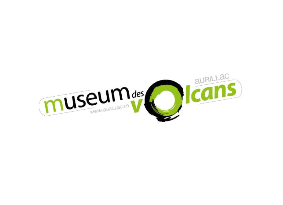 Logo du Muséum des Volcans musée d'histoire naturelle d'Aurillac dans le Cantal