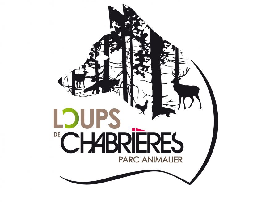 Logo des Loups de Chabrières, Parc Animalier des Monts de Guéret dans la Creuse