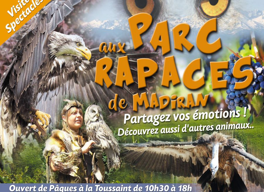 Affiche du Parc aux Rapaces de Madiran